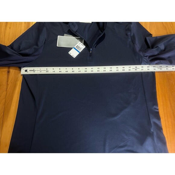 Callaway Men’s Lightweight 1/4 Zip Pullover. Weather Series. Long Sleeve. Navy. - Picture 6 of 13